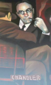 Raymond Chandler, from mural in Flagstaff, AZ